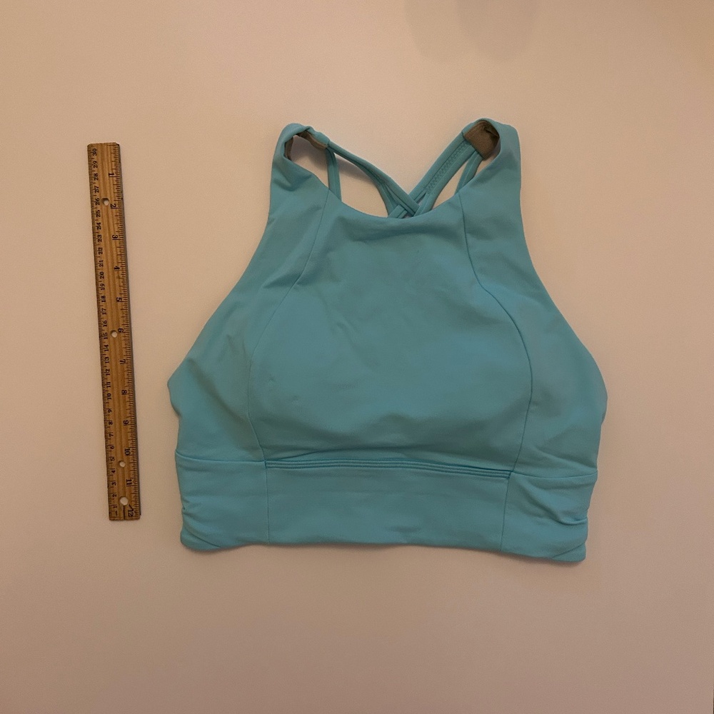 Light Blue Lulu lemon racerback top.